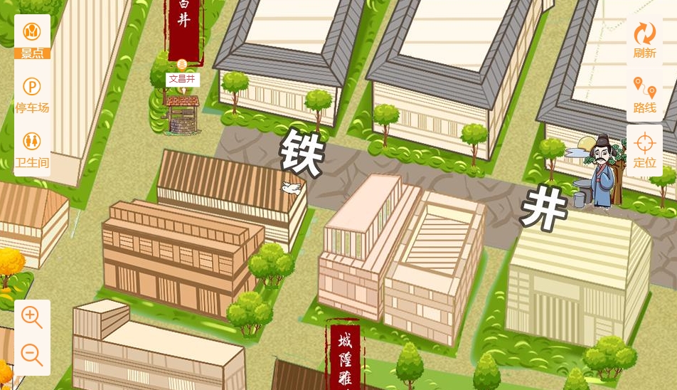 张沟镇智慧景区：手绘地图与语音导览的完美融合